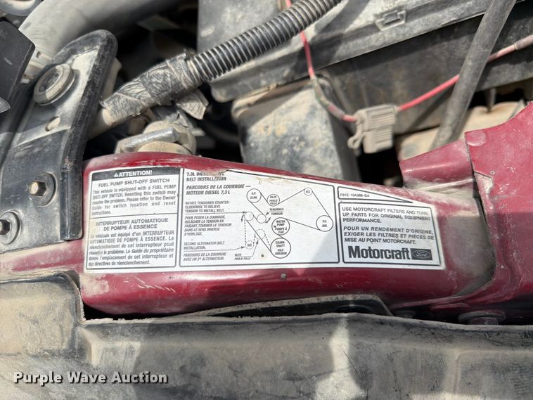 image for item DQ7861 1999 Ford F550 rollback truck