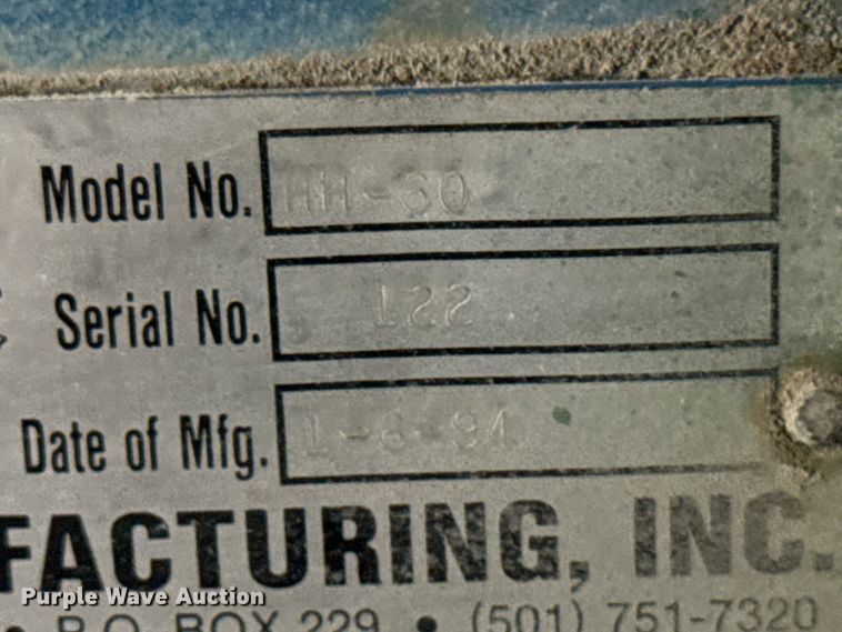 image for item DV2023 1994 Cram-A-Lot HH-60 baler