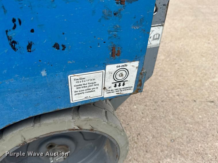 image for item DY2963 Genie GS-2632 scissor lift