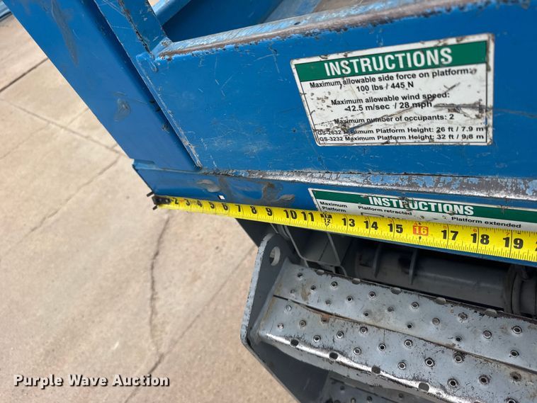 image for item DY2963 Genie GS-2632 scissor lift