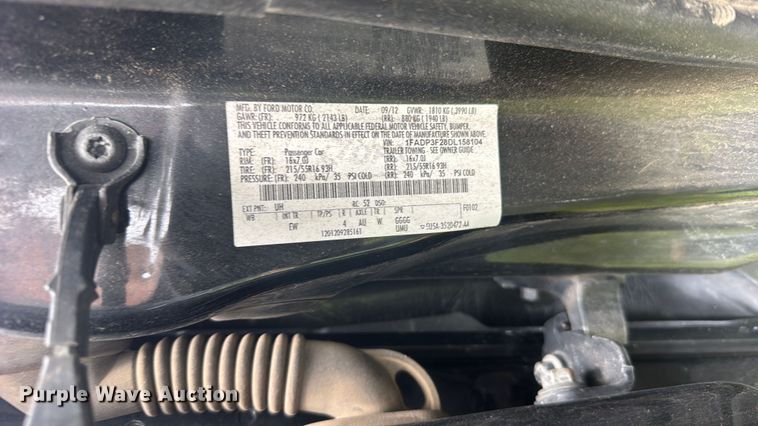 image for item DY2965 2013 Ford Focus SE 