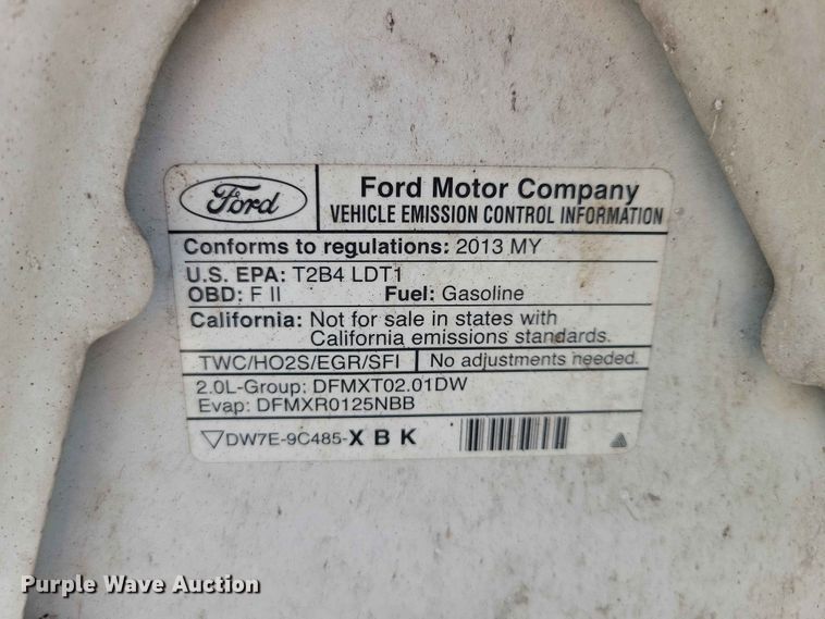 image for item DZ7277 2013 Ford Transit Connect van