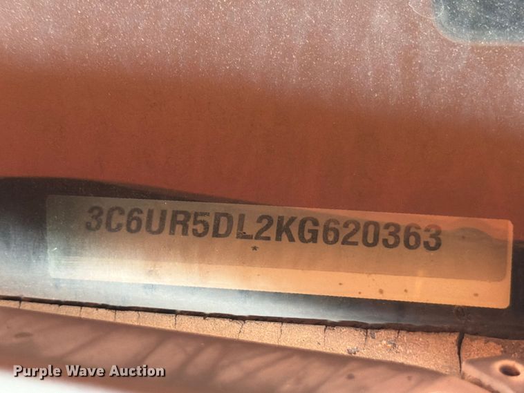 image for item ED5334 2019 RAM 2500 Crew Cab pickup truck
