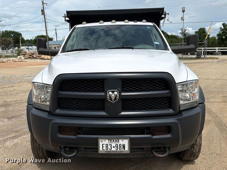 image for item ED5335 2018 RAM 5500 Crew Cab dump truck
