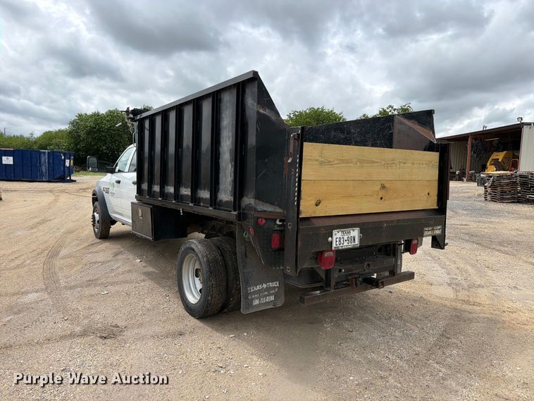 image for item ED5335 2018 RAM 5500 Crew Cab dump truck