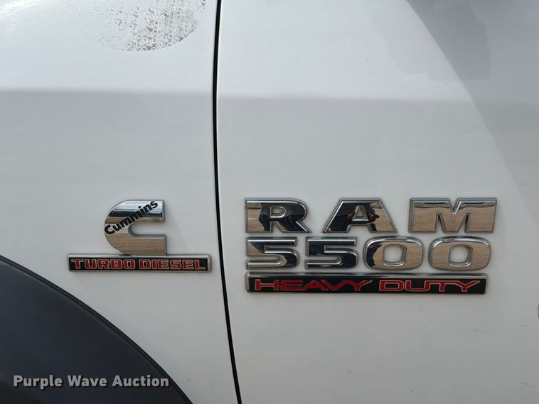 image for item ED5335 2018 RAM 5500 Crew Cab dump truck