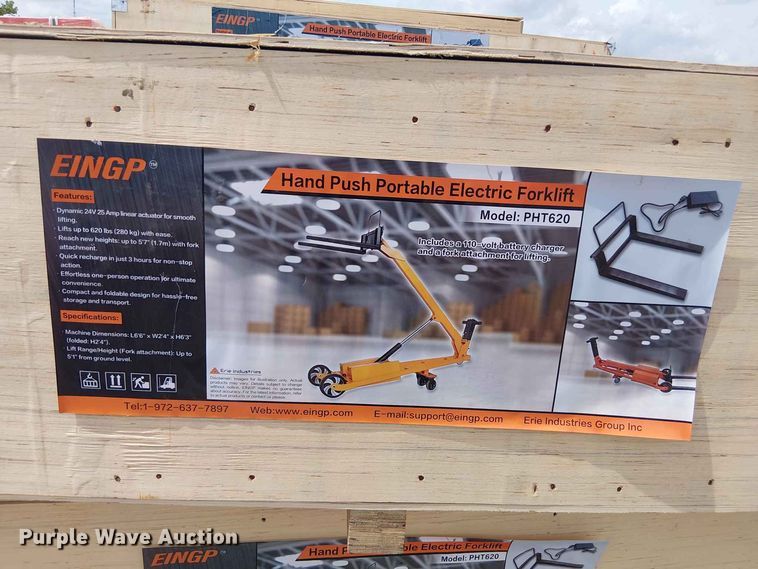 image for item EE1628 (12) EINGP PHT620 hand push electric forklifts