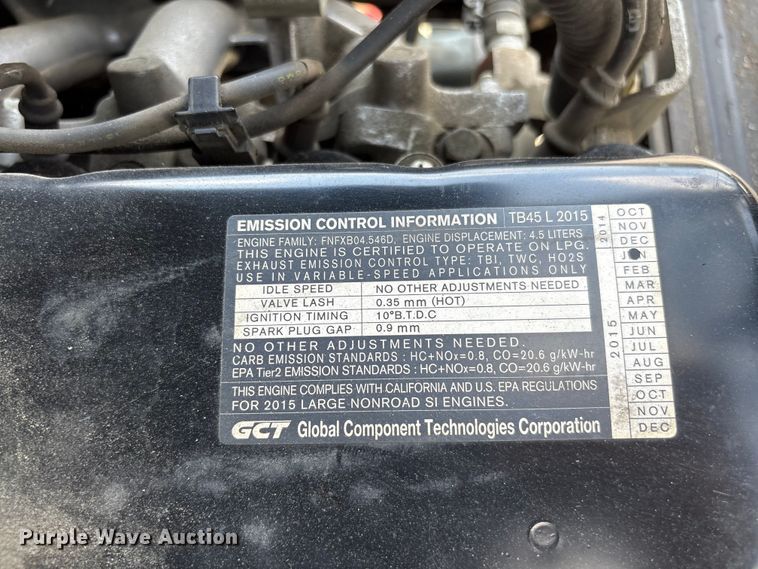 image for item EF1238 2015 Nissan PF90YLP forklift