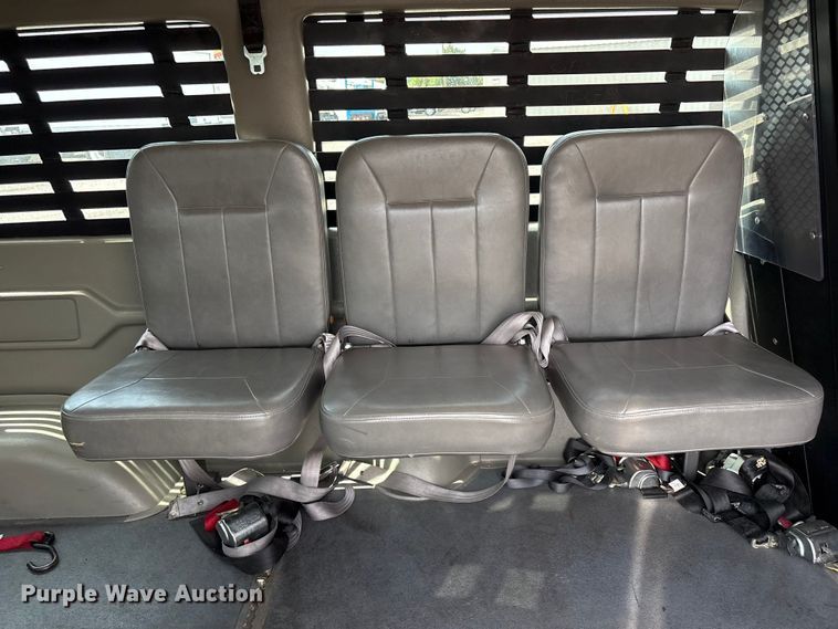 image for item EG9122 2008 Ford E150 handicap accessible prisoner transport van