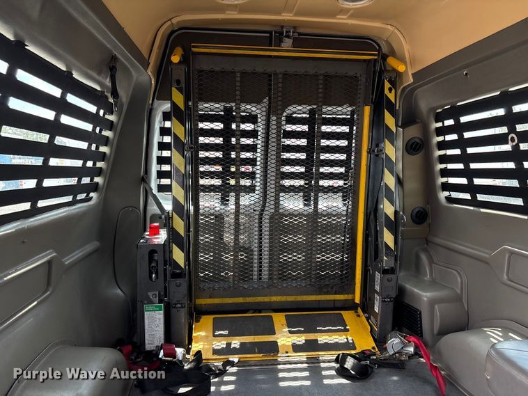 image for item EG9122 2008 Ford E150 handicap accessible prisoner transport van