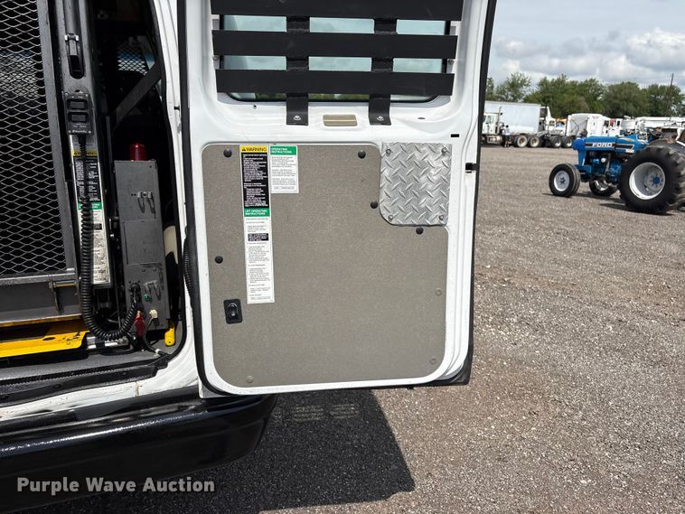 image for item EG9122 2008 Ford E150 handicap accessible prisoner transport van