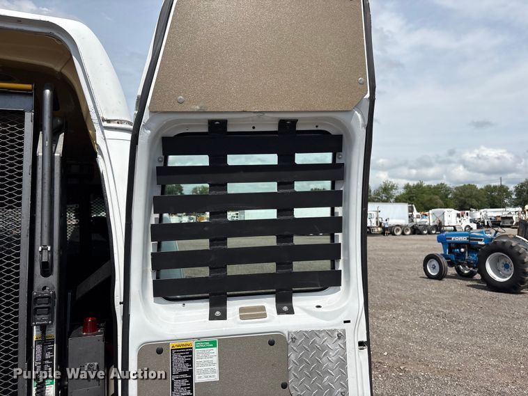 image for item EG9122 2008 Ford E150 handicap accessible prisoner transport van