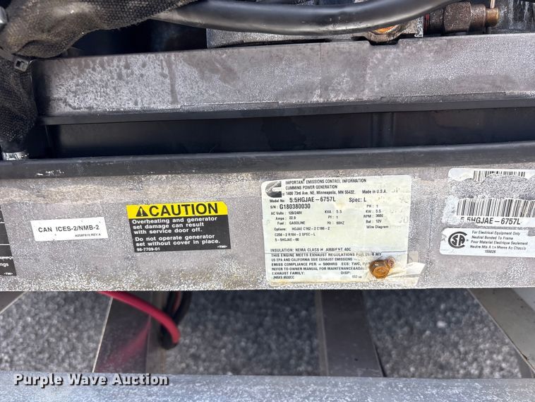 image for item EG9177 2019 Mobile Tech MTT712TA2 fiber optic splicing trailer