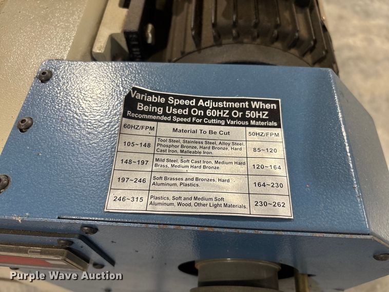 image for item EM5100 2017 BAILEIGH BS-360SA metal cutting band saw