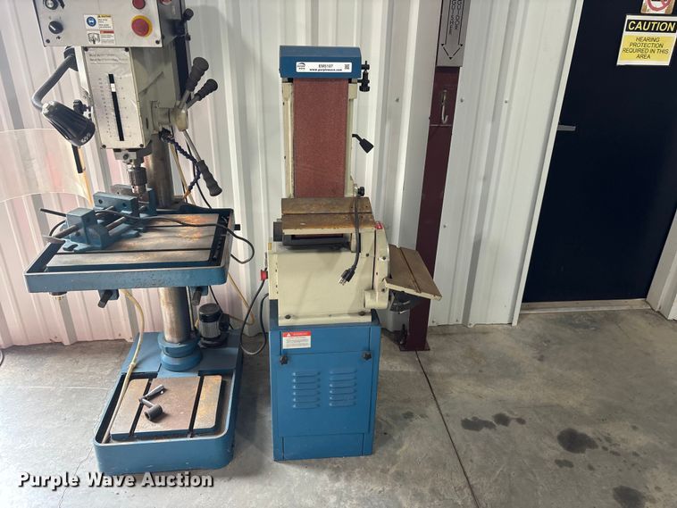 image for item EM5107 2019 Baileigh DBG-106 combination belt & disc grinder