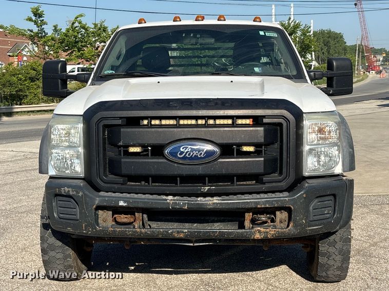 image for item EM5123 2011 Ford F550 Ext. Cab flatbed truck