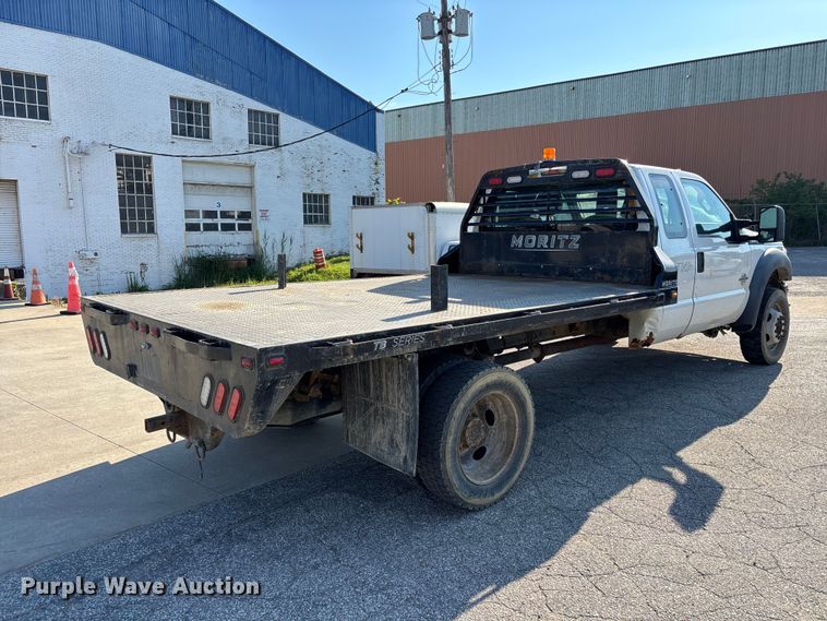 image for item EM5123 2011 Ford F550 Ext. Cab flatbed truck