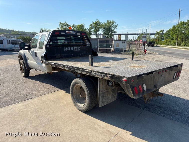 image for item EM5123 2011 Ford F550 Ext. Cab flatbed truck
