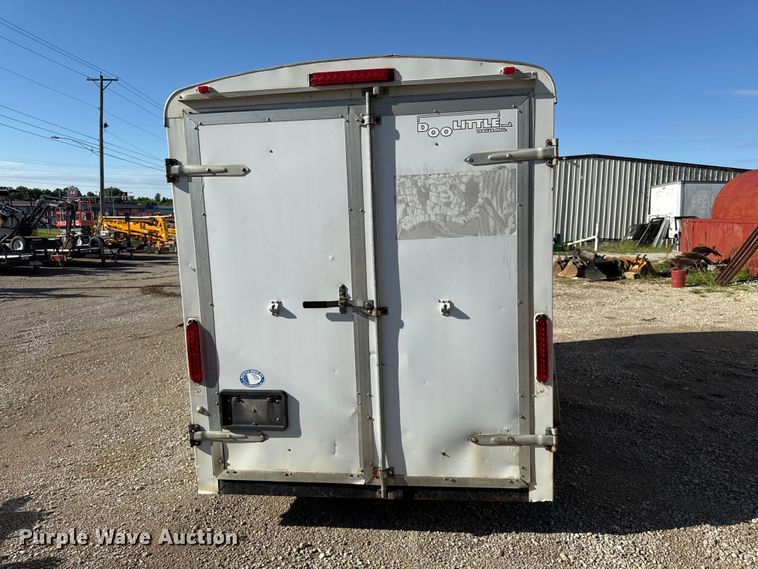 image for item EN0437 2009 Doolittle enclosed cargo trailer