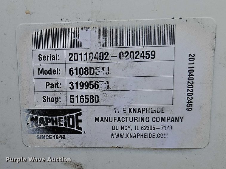 image for item EO7067 2011 Dodge Ram 3500 Crew Cab utility bed pickup truck
