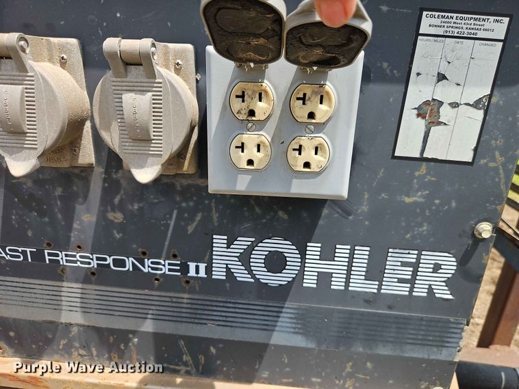 image for item EO7459 Kohler Fast Response II generator