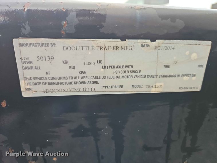image for item EO7489 2015 Doolittle 