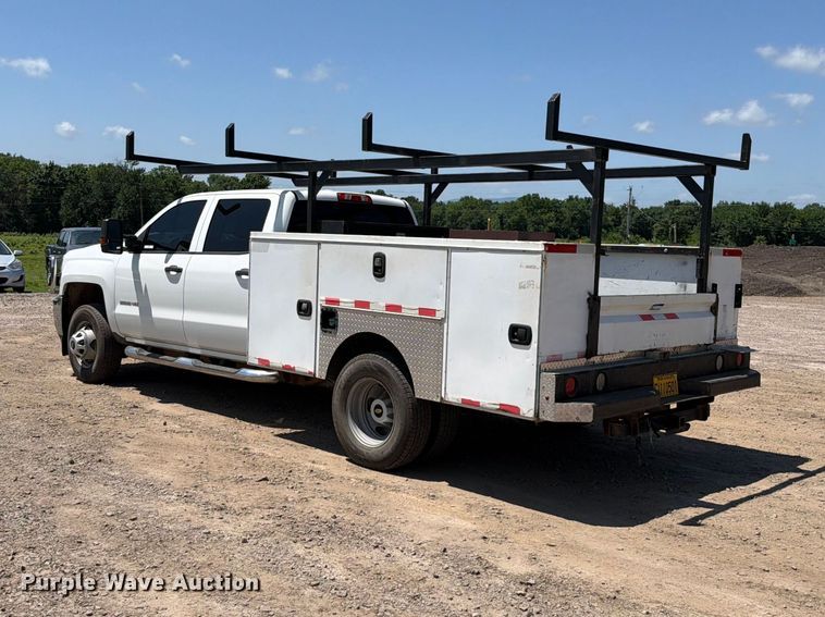 image for item EQ8003 2016 Chevrolet Silverado 3500HD Crew Cab utility bed pickup truck