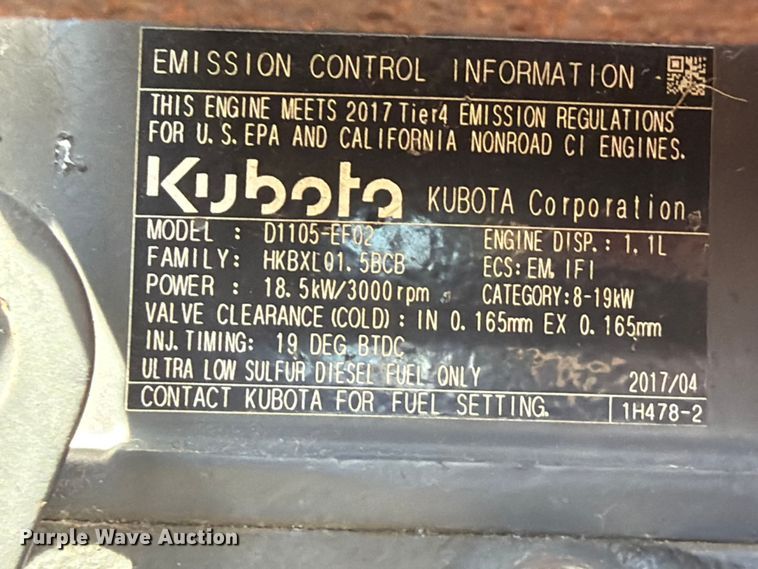 image for item EQ8005 Kubota ZD1211 ZTR lawn mower