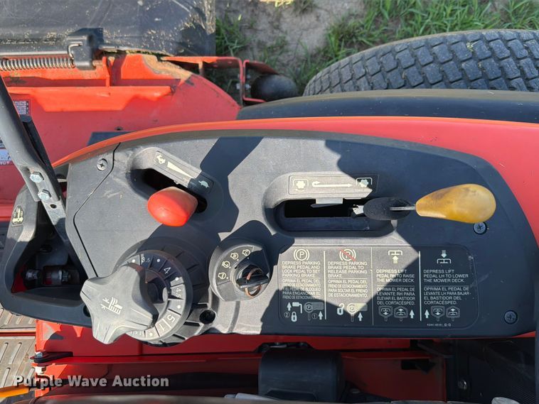 image for item EQ8006 Kubota ZD1211L ZTR lawn mower