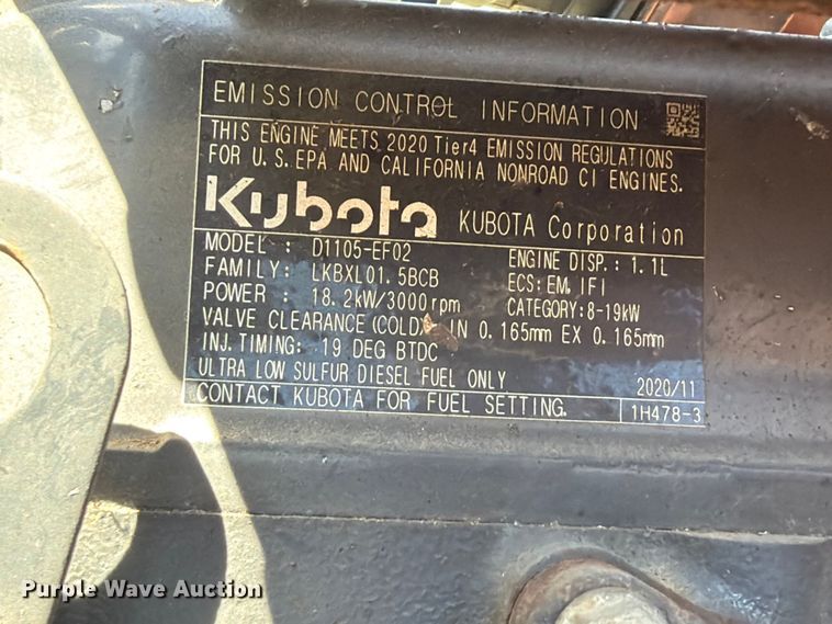image for item EQ8014 Kubota ZD1211L ZTR lawn mower