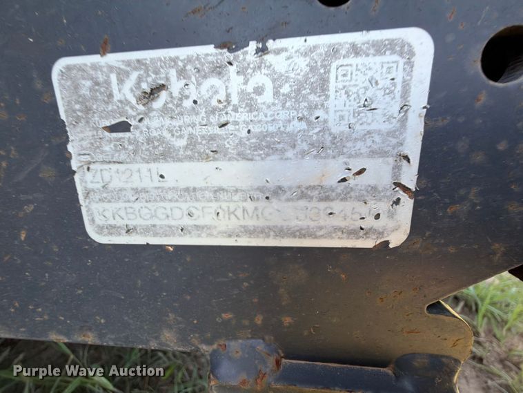image for item EQ8014 Kubota ZD1211L ZTR lawn mower