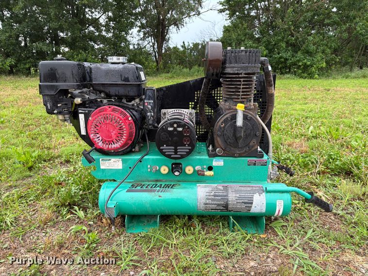 image for item EQ8038 Speedaire air compressor generator