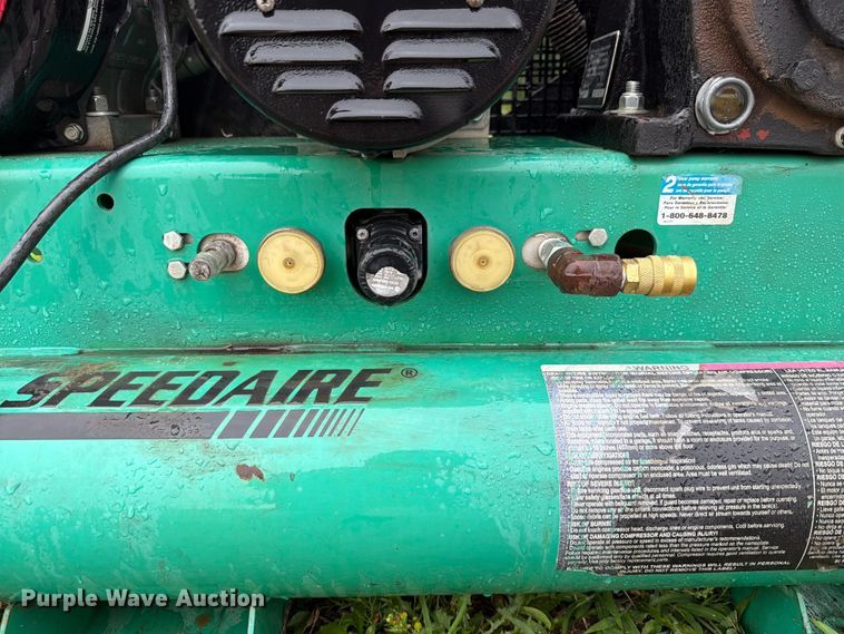 image for item EQ8038 Speedaire air compressor generator