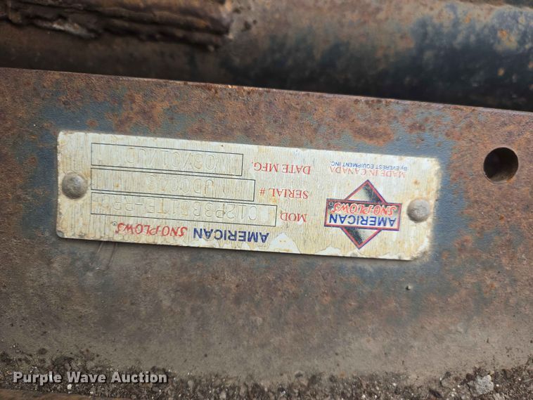 image for item ER1727 American Sno-Plows C12P3B51TE-RR snow plow