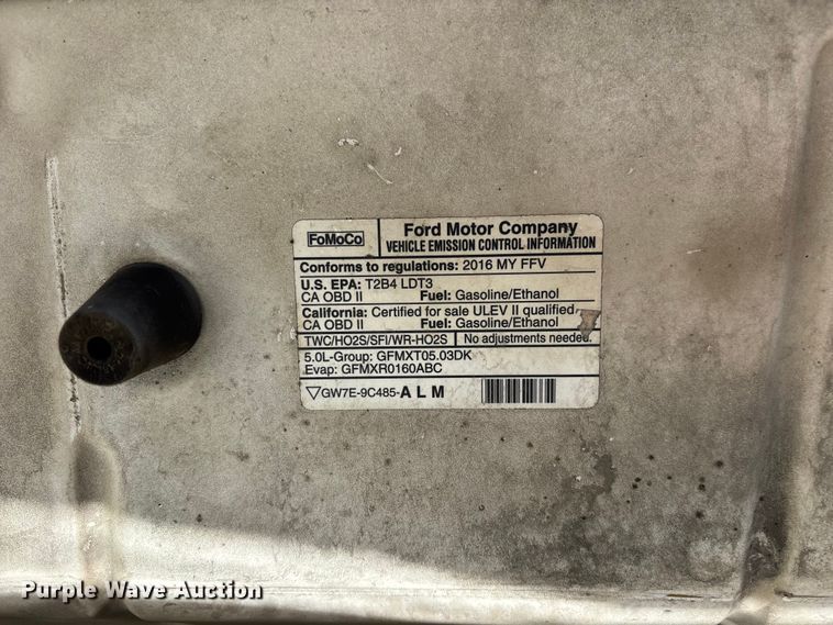 image for item ER7652 2016 Ford F150 Crew Cab pickup truck