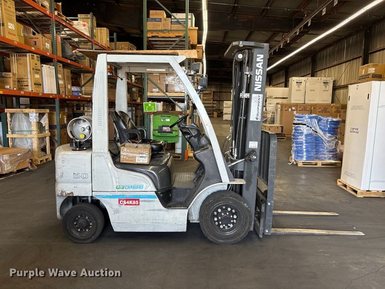 image for item ER7656 2016 UniCarriers PF50 forklift