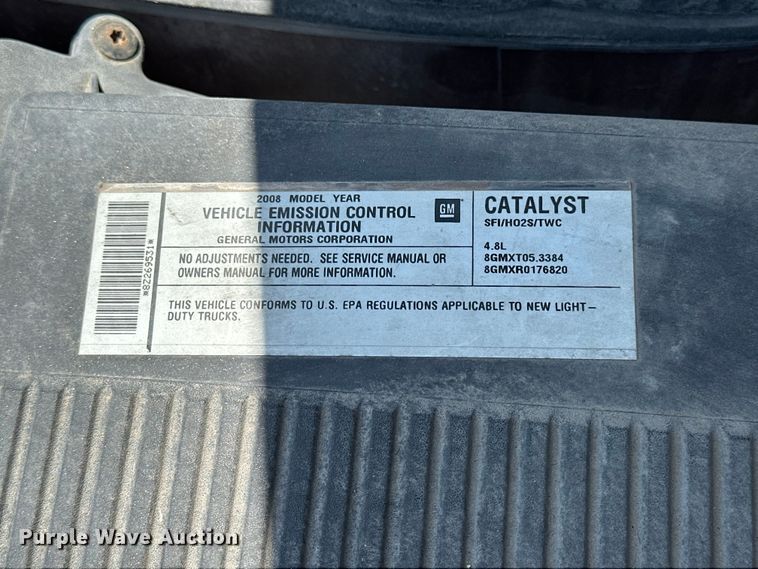 image for item ES6511 2008 Chevrolet Silverado 1500 Ext. Cab pickup truck