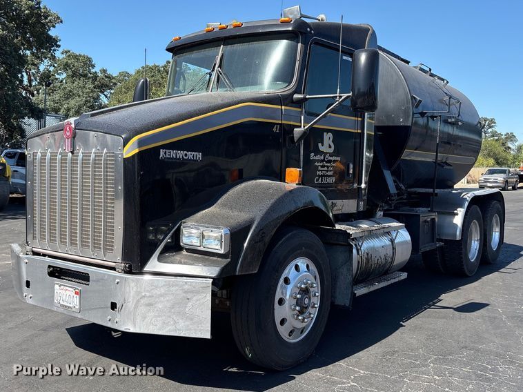 2008 Kenworth T800 Oil Tanker Truck #