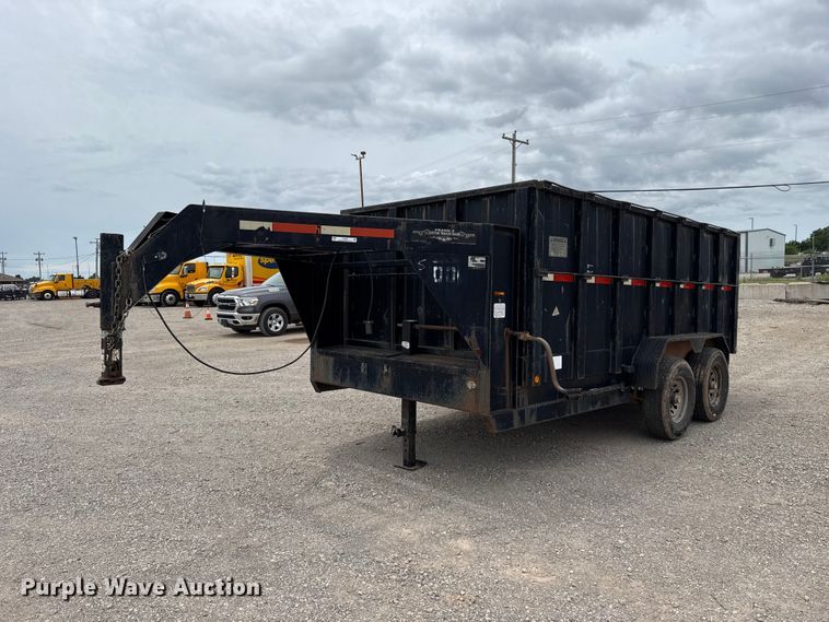 image for item ET6357 2007 Horse Creek Manufacturing dump trailer