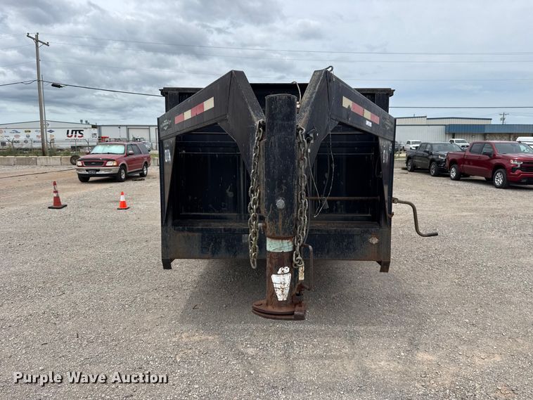 image for item ET6357 2007 Horse Creek Manufacturing dump trailer