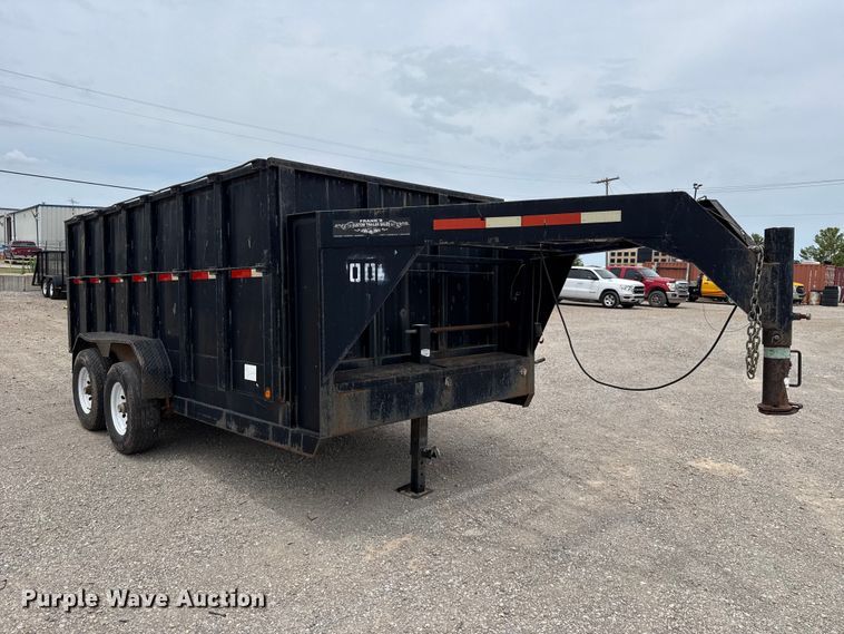 image for item ET6357 2007 Horse Creek Manufacturing dump trailer