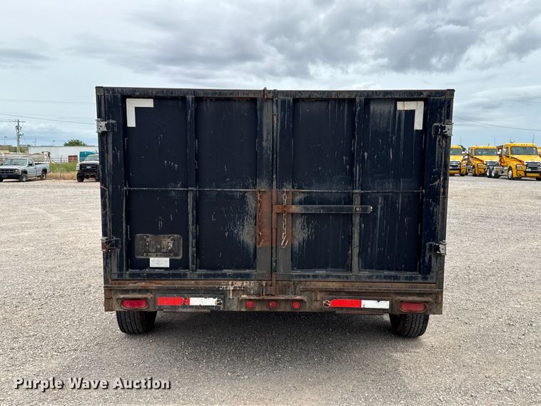 image for item ET6357 2007 Horse Creek Manufacturing dump trailer