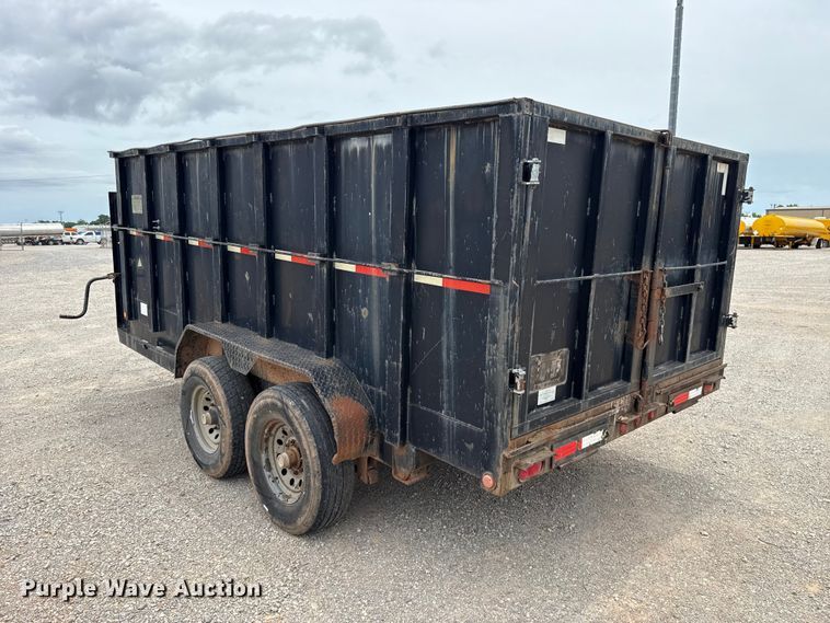 image for item ET6357 2007 Horse Creek Manufacturing dump trailer