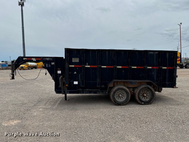 image for item ET6357 2007 Horse Creek Manufacturing dump trailer