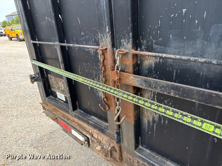 image for item ET6357 2007 Horse Creek Manufacturing dump trailer