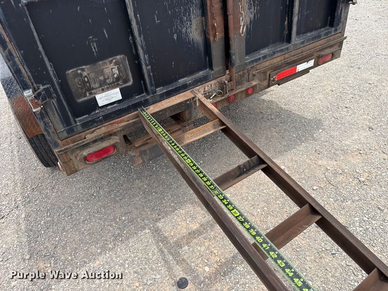 image for item ET6357 2007 Horse Creek Manufacturing dump trailer