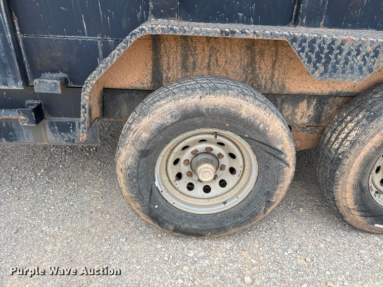 image for item ET6357 2007 Horse Creek Manufacturing dump trailer