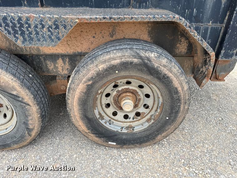 image for item ET6357 2007 Horse Creek Manufacturing dump trailer