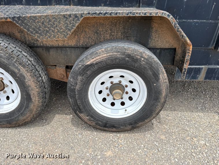 image for item ET6357 2007 Horse Creek Manufacturing dump trailer