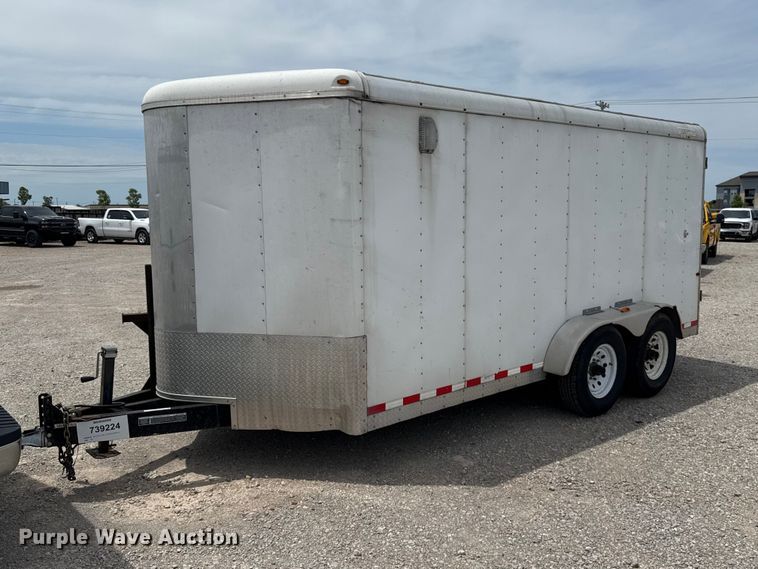image for item ET6363 2012 Doolittle Mfg. enclosed cargo trailer